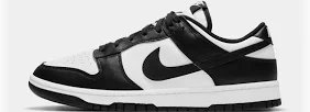 Nike Panda Dunk Low Retro Men's Shoe - White - Size: 45