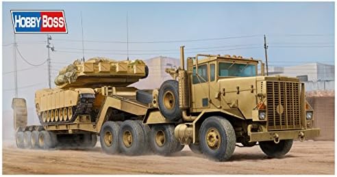 Hobby Boss 85519 1/35 Fighting Vehicle Series US Army M911 Tank Carrier with M747 Heavy Equipment Semi-Trailer Plastic Model