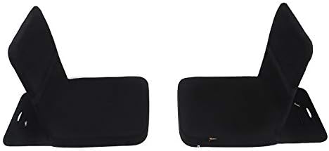 Friends of Meditation Back Jack Yoga Chair Foldable Portable Comfortable Floor Chairs with Back Support for Adults Seating Couch Cushions Gaming Seater Indoor Outdoor(18 X 18 Inch， Set of 2 BJ Black)