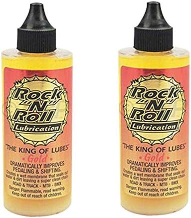 Rock N Roll 135816 Gold Chain Lubricant， 4-Ounce (2-Pack)