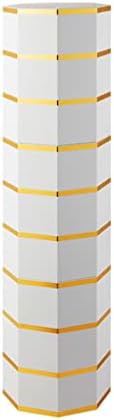 bjyx Shoe Rack Metal Rotating Shoe Cabinet Vertical Round Shoe Rack Storage Simple and Modern for The Entrance (Size: 50 x 13.8in) 9th Floor gold