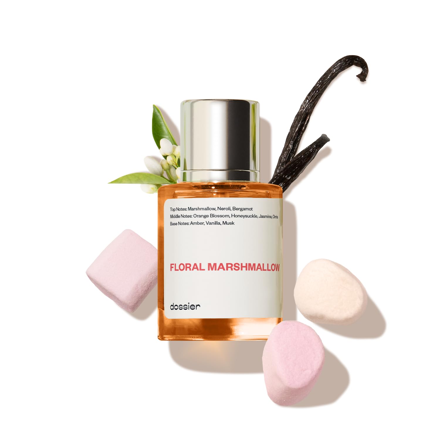 Dossier - Eau de Parfum - Floral Marshmallow - Inspired by By Kilian's Love, Don't Be Shy - Perfume Luxury - Pure Infused - Paraben Free - Vegan -...