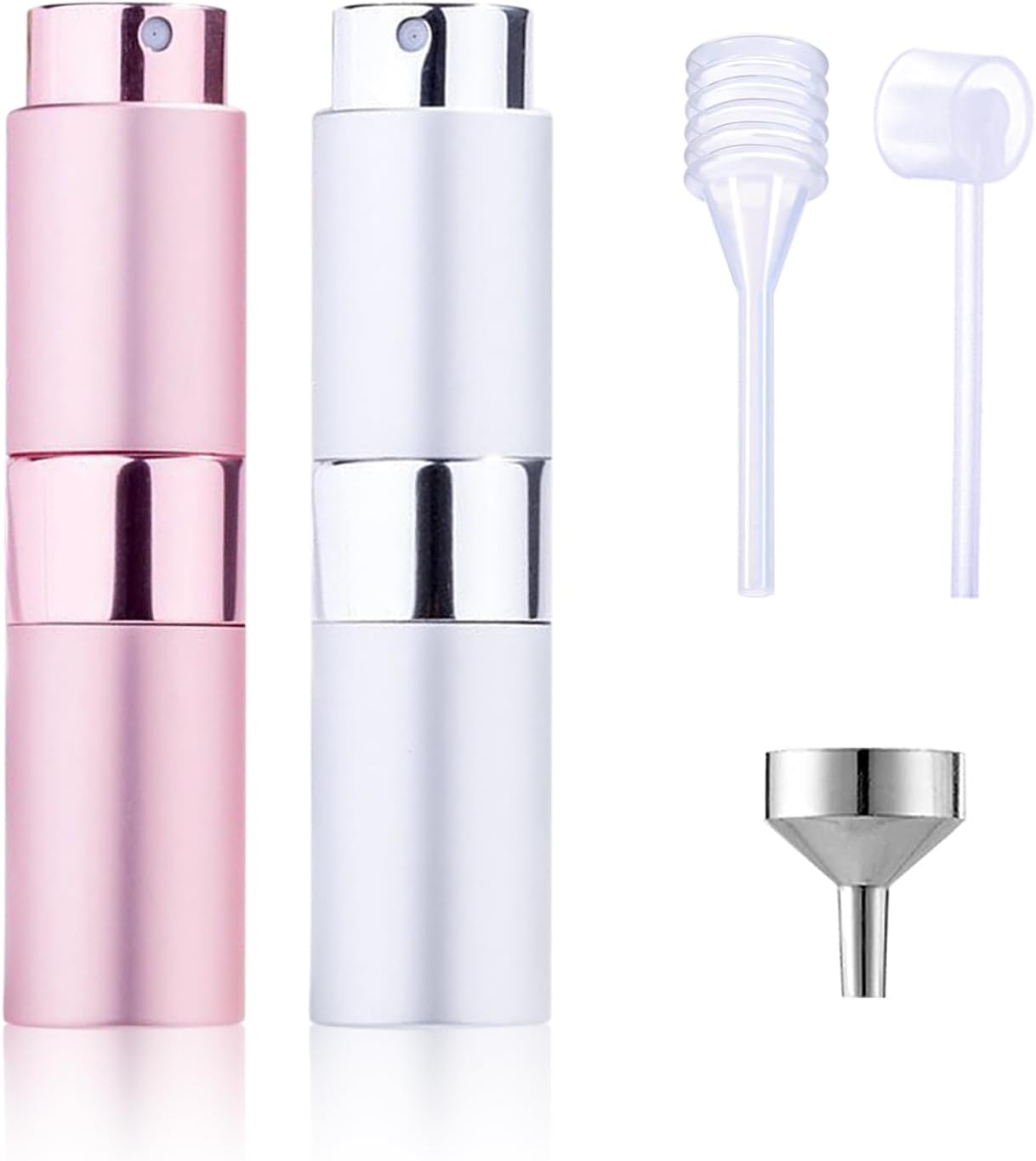 KAYZON Travel Mini Perfume Refillable Atomizer, Portable Cologne Spray Bottle Container, Small Perfume Scent Empty Pump Case Fragrance Aftershave for...