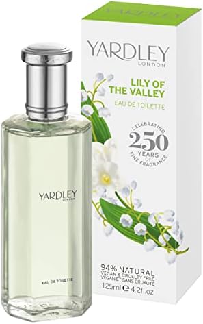 Lily of The Valley by Yardley of London for Women Eau De Toilette Spray， 4.2 Ounce
