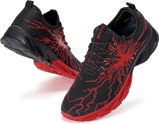 BRONAX Tennis Shoes for Men Comfy Running Walking Fitness Outdoor Sports Gym Athletics Adult Sneakers Male Jogging Footwear