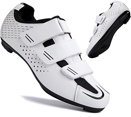 ULTIANT Mens Womens Cycling Shoes Compatible with Peloton Road Bike Cycling Shoes Pre-Installed Look Delta Cleats Indoor Outdoor Shoes