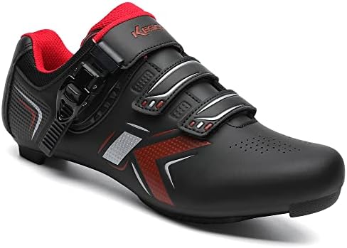 Unisex Cycling Shoes Compatible with Peloton Bike & SPD Road Bike Riding Shoes， Including Delta Cleats， Ideal for Indoor Cycle Outdoor Bicycle Riding for Men and Women