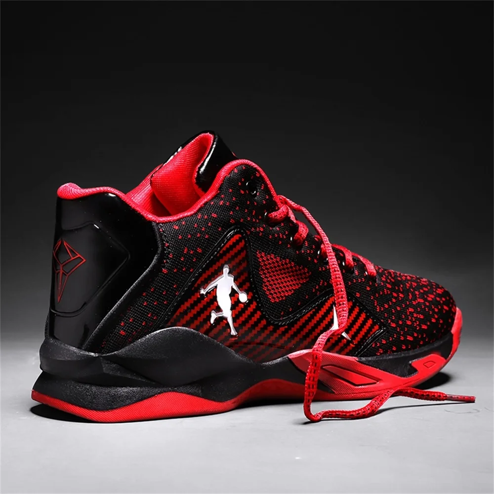 New Unisex Basketball Shoes Men High Top Sports Air Cushion Hombre Athletic Male Boots Women Comfortable Breathable Sneakers