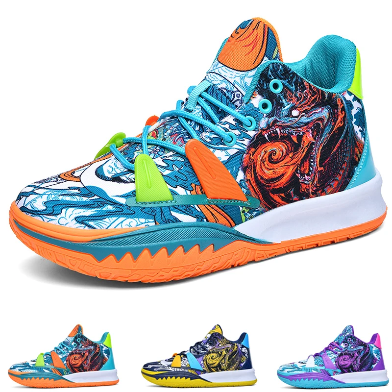 Men's Basketball Shoes High Top Breathable Boots Summer Non-Slip Junior Sneakers Ladies Venom Student Sneakers