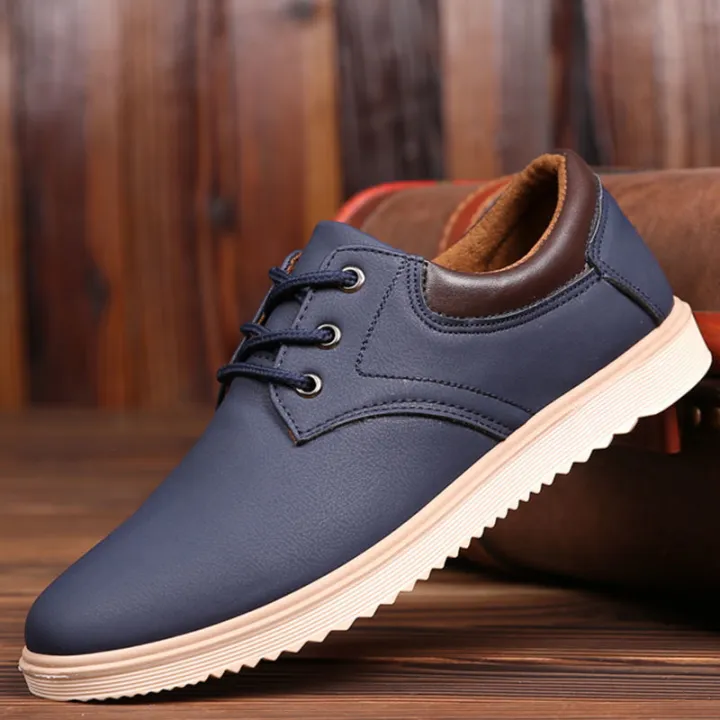 Spring and Summer Versatile Trendy Men's Work Shoes Waterproof Non-Slip Sports Casual Shoes Korean Breathable Work Board Shoes