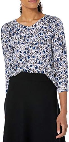 Rebecca Taylor Women’s Long Sleeve Silk Floral Blouse