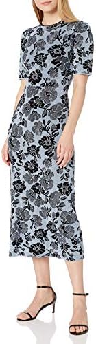 Rebecca Taylor Women’s Short Sleeve Lurex Jacquard Dress
