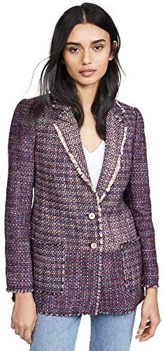 Rebecca Taylor Women’s Blanket Tweed-Mix Blazer