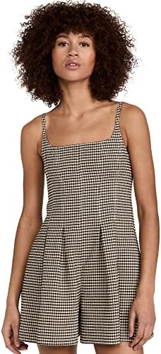Rebecca Taylor womens Check Romper