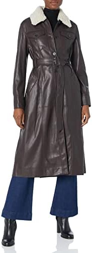 Rebecca Taylor Women’s Vegan Leather Trench Coat