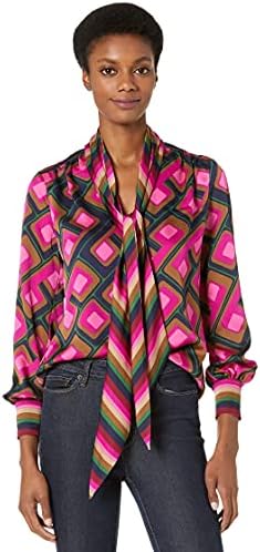 Trina Turk Women’s Printed Bow Blouse