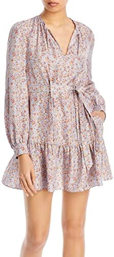Rebecca Taylor Women’s Violet Fleur Belted Silk Dress