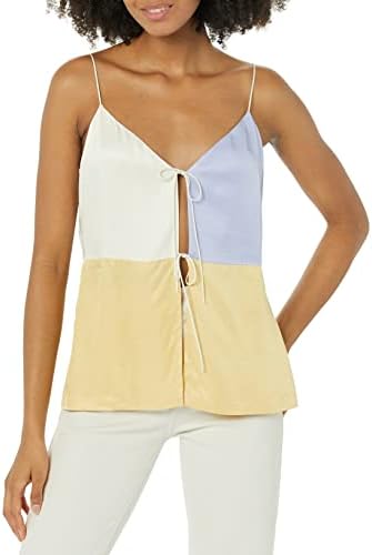 Rebecca Taylor Women’s Color-Blocked Twill Camisole