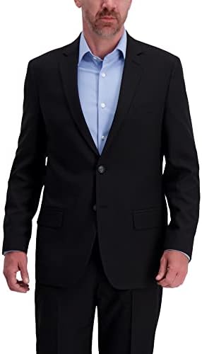 Haggar Men’s Smart Wash Premium Stretch Classic Fit Solid Suit Separates-Pants & Jackets