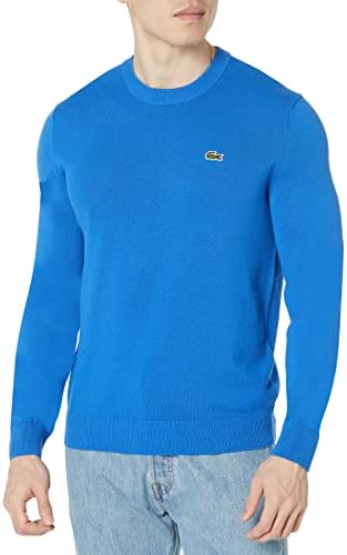 Lacoste Mens Long Sleeve Crew Neck Regular Fit Sweater