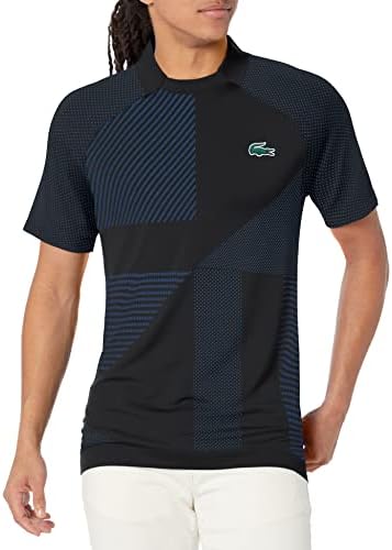 Lacoste Mens Short Sleeve Slim Fit Colorblock Tennis Polo Shirt