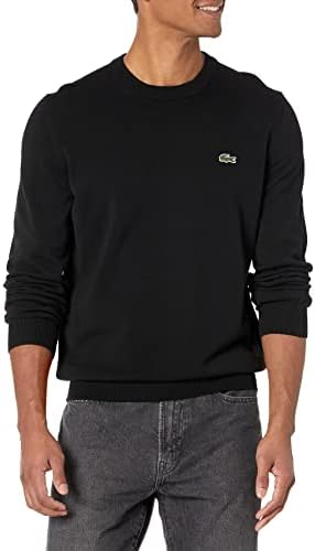 Lacoste Men’s Long Sleeve Crewneck Cotton Jersey Sweater