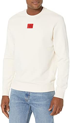 HUGO Regular Fit Square Logo Jersey Sweatshirt