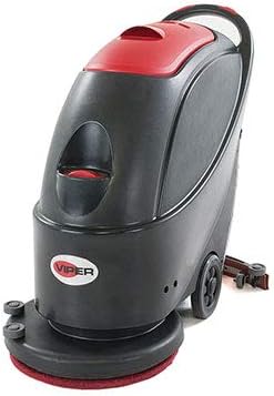 Viper Cleaning Equipment 50000226 AS430C Cord/Electric Scrubber， 17 Brush， 66’ Cable Length， 13 gal Tank， 27.8 Squeegee Width， 160 RPM Brush Speed