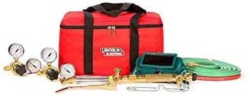 Lincoln Electric Cut Welder Kit KH995， Complete Set of Tools and Equipment for Cutting， Welding， Brazing， 1” Cuts and 1/16” Weld， Works w/CGA 510 + 540 Cylinders， Storage Bag Included
