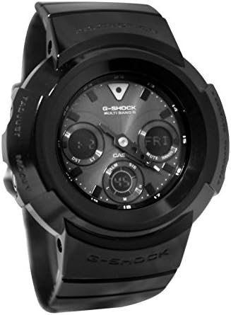 Casio G-Shock Black Dial Black Resin Multi Quartz Men’s Watch AWGM510BB-1A