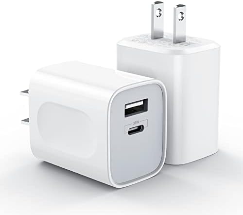 USB C Charger truefree 35W Dual-Port Wall Charger GaN Power Adapter Fast Charging for iPhone 14/14 Pro/14 Pro Max/14 Plus/13/12/11/Android Phones/MacBook Air/iPad Pro/Switch/AirPods UL Certificated