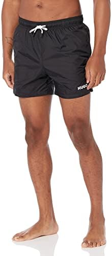 HUGO Men’s Standard Small Logo Quick Dry Swim Trunks