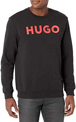 HUGO Men’s Big Logo Pullover Sweatshirt