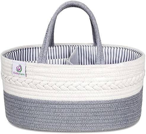 KiddyCare Diaper Caddy Organiser Grey Regular Size