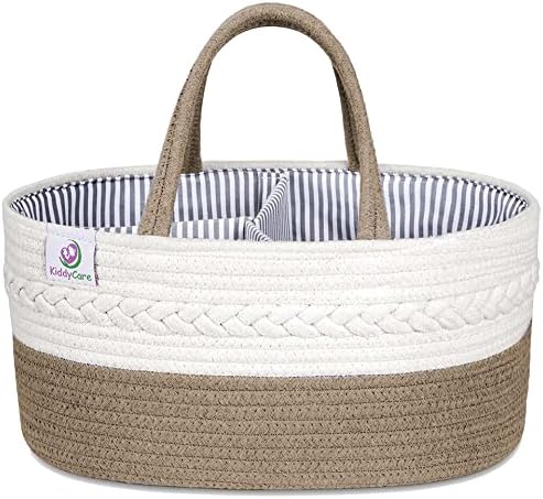 KiddyCare Baby Diaper Caddy Organizer Natural Regular Size