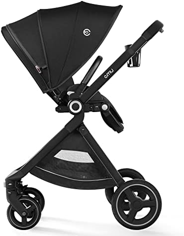 Baby Stroller， ELITTLE EMU Toddler Stroller with Reversible Seat， 0-36 Months Full-Size Stroller Convenient for Various Travel Venues or Vehicles Carrying-Dark