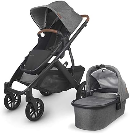 Vista V2 Stroller - Greyson (Charcoal Melange/Carbon/Saddle Leather)