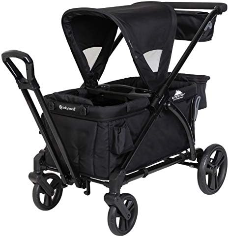 Baby Trend Expedition 2-in-1 Stroller Wagon PLUS， Ultra Black
