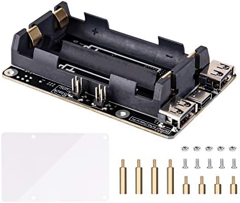 Raspberry Pi 4 UPS Plus Power Supply Uninterrupted UPS HAT 18 650 Backup Battery Power Supply Management Expansion Board 5V for Raspberry Pi 4B 3B+ 3B