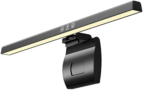 Kaulsoue Monitor Light Bar for Computer Laptop， E-Reading Screen Light Bar with Touch Control， No Glare Eye Care Monitor Lamp with 3 Color Modes， USB Powered LED Desk Lamp for Office/Home/Study